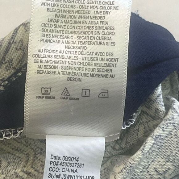 Jessica Simpson 100% Viscose Aztec Southwestern Rope Straps Pull On Jumpsuit - Picture 3 of 5